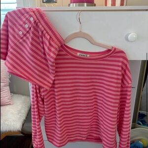 Size Xs/S Fancy Pink Striped Women's Set